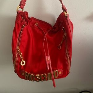 Black Friday Sale Red Moschino Handbag